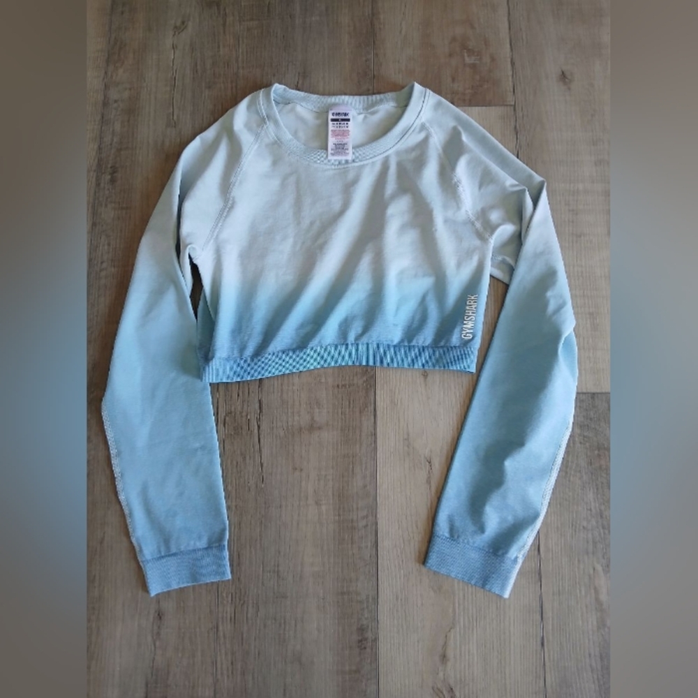 NWOT Gymshark Crop Top Long Sleeve Women's Size XL